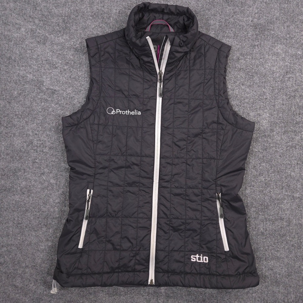Stio‎ Azura Vest Womens S Black Quilted Primaloft Insulated Lightweight Packable